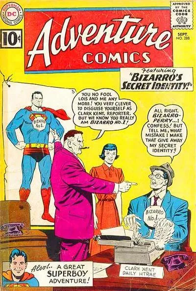Cover of The Knave From Krypton / Bizarro's Secret Identity!