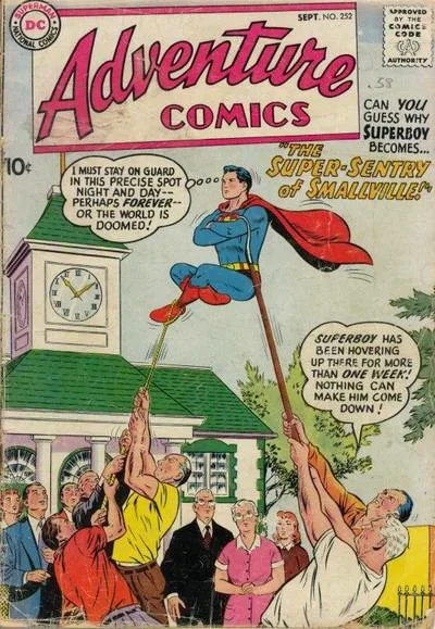 Cover of The Super-Sentry of Smallville ; The Mystery of the Giant Arrows ; The Robinson Crusoe of the Sea