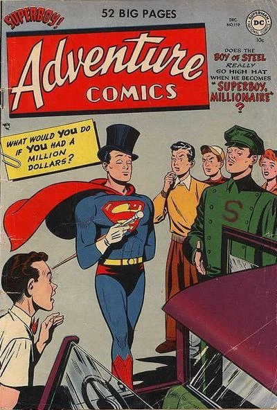 Cover of Superboy, Millionaire