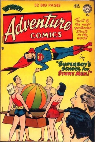 Cover of Superboy's School For Stuntmen