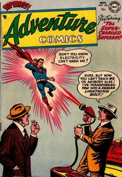 Cover of The Super-Charged Superboy
