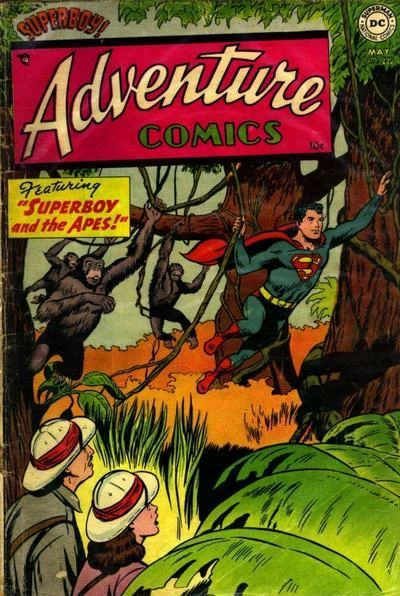 Cover of Superboy and the Apes