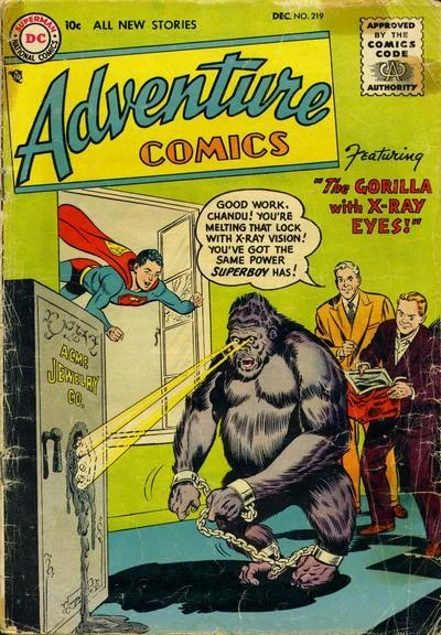 Cover of The Gorilla With X-Ray Eyes