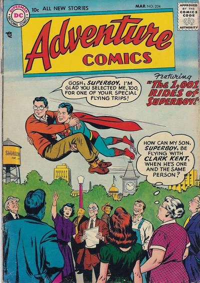 Cover of The 1,001 Rides with Superboy!