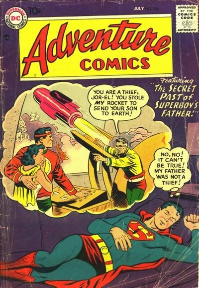 Cover of The Secret Past of Superboy's Father!
