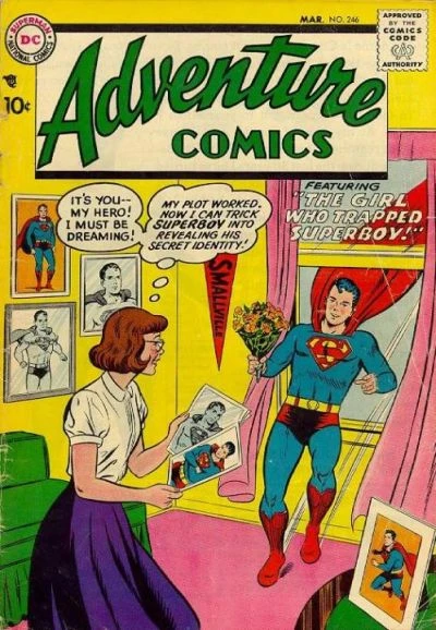 Cover of The Girl Who Trapped Superboy