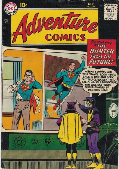 Cover of The Imposter from the Year 2958 / The Green Arrows of the World / The Guinea Pig of the Sea