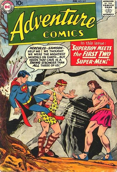 Cover of The First Two Supermen; The Arrows That Failed; The Imitation Aquaman