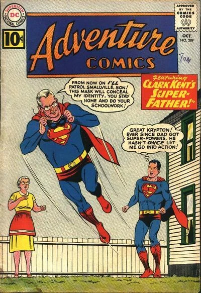 Cover of Clark Kent's Super-Father; Bizarro's Amazing Buddies!