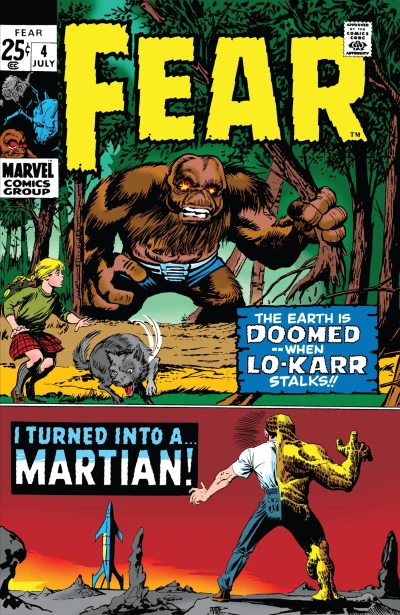 Cover of The Earth Is Doomed --When Lo-Karr Stalks!!