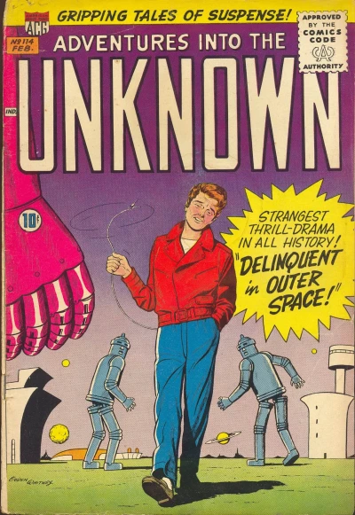 Cover of Delinquent in Outer Space!