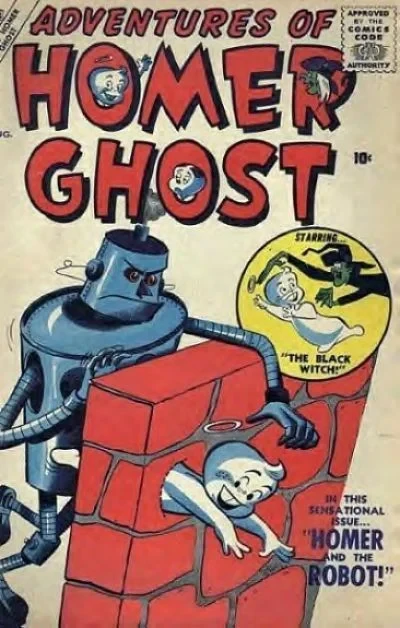 Cover of Homer And The Robot!