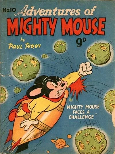 Cover of Mighty Mouse Faces a Challenge