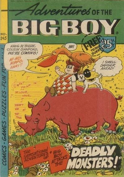 Cover of Big Boy Attacks the Deadly Monsters