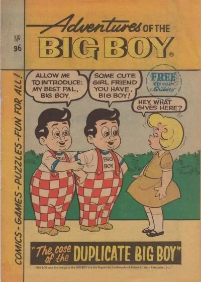 Cover of The Case of the Duplicate Big Boy