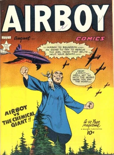 Cover of Airboy vs the Chemical Giant