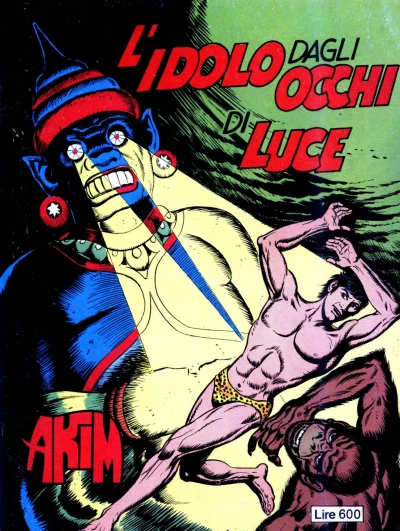 Cover of L'idolo dagli occhi di luce