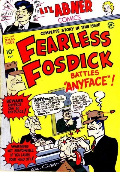 Cover of Fearless Fosdick battles Anyface