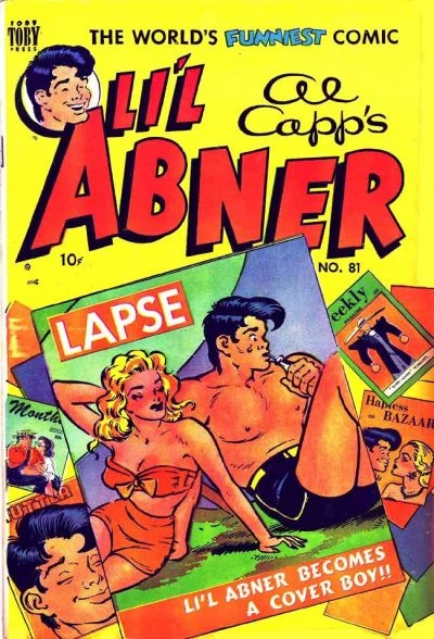 Cover of Li'l Abner Becomes a Cover Boy!!
