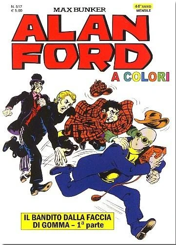 Cover of Il Bandito dalla Faccia di Gomma - 1a. Parte