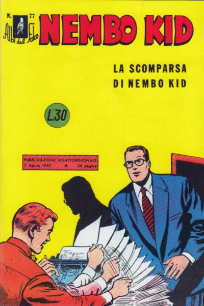Cover of La Scomparsa Di Nembo Kid