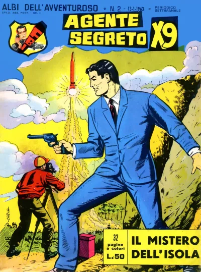 Cover of Agente segreto X9: Il mmistero dell'isola