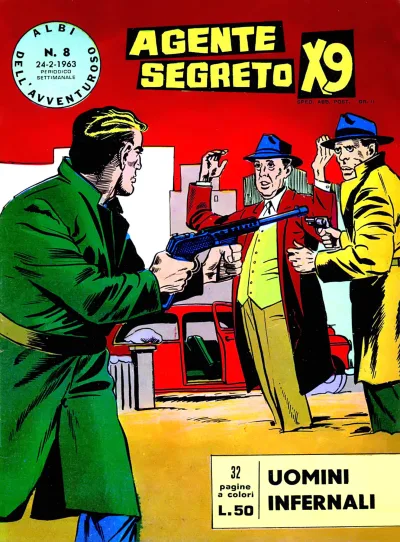 Cover of Agente segreto X9: Uomini infernali