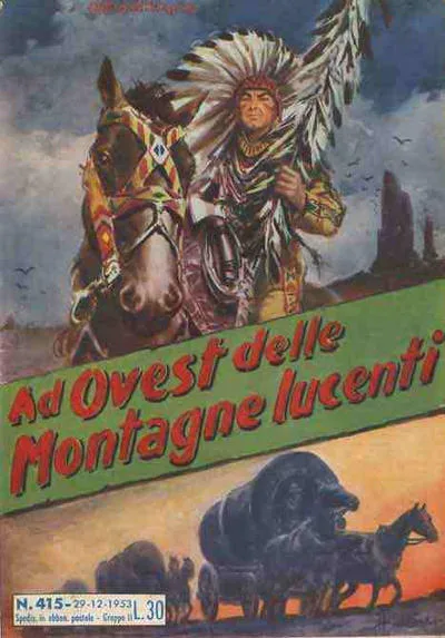 Cover of Ad Ovest delle Montagne lucenti