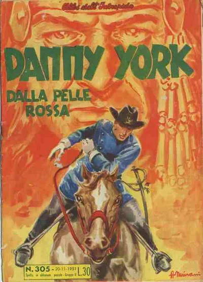 Cover of Danny York dalla Pelle Rossa