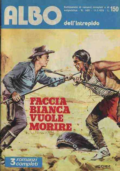 Cover of Faccia Bianca vuole morire