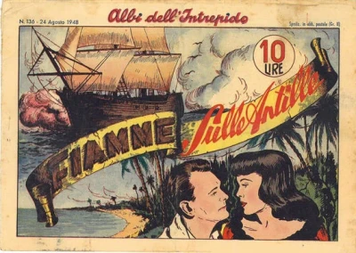 Cover of Fiamme sulle Antille