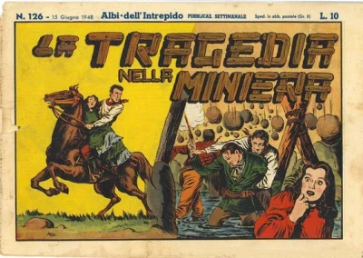 Cover of La tragedia nella miniera