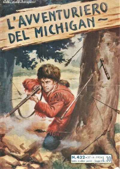 Cover of L'Avventturiero del Michigan
