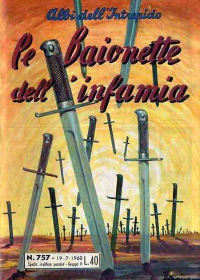 Cover of le Baionette dell'infamia
