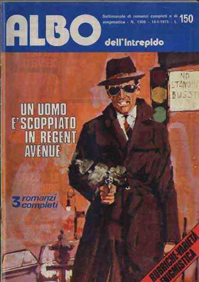 Cover of Un uomo e'scoppiato in regent avenue