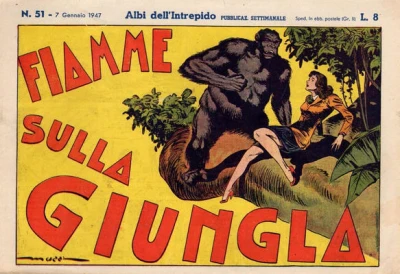 Cover of Fiamme sulla giungla
