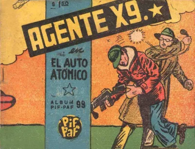Cover of Agente X9 en el auto atomico