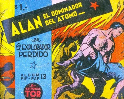 Cover of Alan el Dominador del 'Atomo en el Explorador Perdido