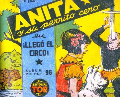 Cover of Anita y su perrito cero en llego el circo!