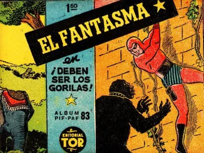 Cover of El Fantasma en Deben ser los Gorilas