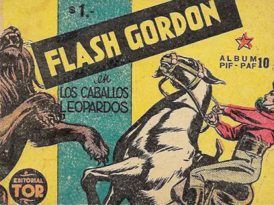 Cover of Flash Gordon en Los Caballos Leopardos