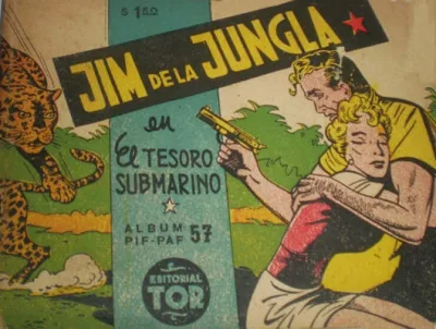 Cover of Jim de la Jungla en El Tesoro Submarino