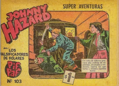 Cover of Johnny Hazard en los falsificadores de dolares