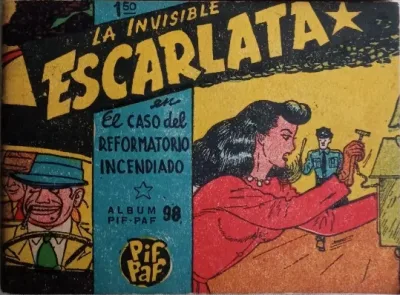 Cover of La Invisible Escarlata en el caso del reformatorio incendiado