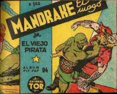 Cover of Mandrake el mago en El viejo pirata