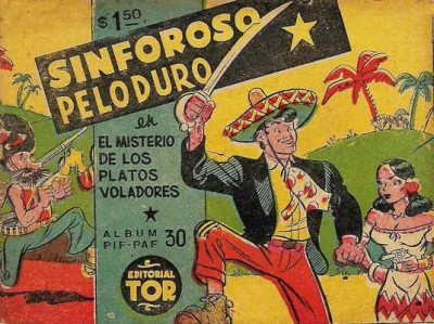 Cover of Sinforoso Peloduro en el Misterio de los platos Voladores