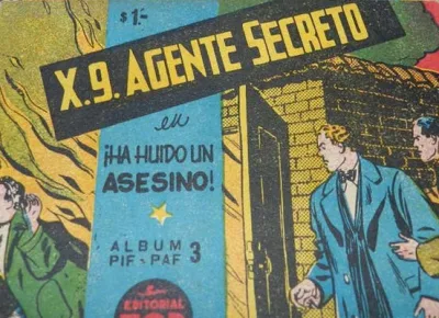 Cover of X. 9. Agente Secreto em Ha Huido un Asesino!