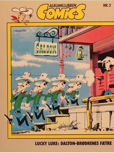 Cover of Lucky Luke: Dalton-Brødrens Faetre