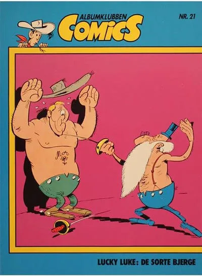 Cover of Lucky Luke: de sorte Bjerge