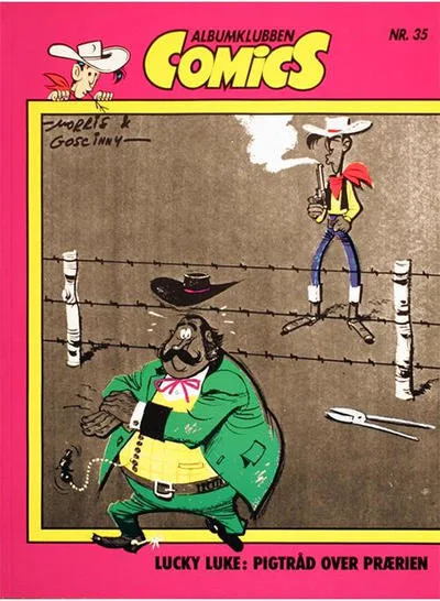 Cover of Lucky Luke Pigtrad Over Praerien